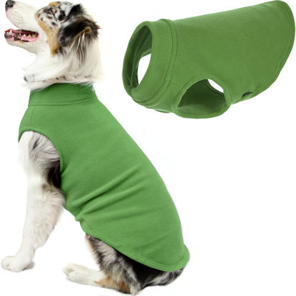 Picture of Gooby Stretch Fleece Vest Dog Sweater - Grass Green, 6X-Large - Warm Pullover Fleece Dog Jacket - Winter Dog Clothes for Small Dogs Boy - Dog Sweaters for Small Dogs to Dog Sweaters for Large Dogs