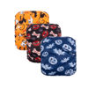 Picture of CuteBone Halloween Male Dog Diapers Belly Bands 3 Pack for Male Dogs Wraps Washable Doggie Pants DM23XL