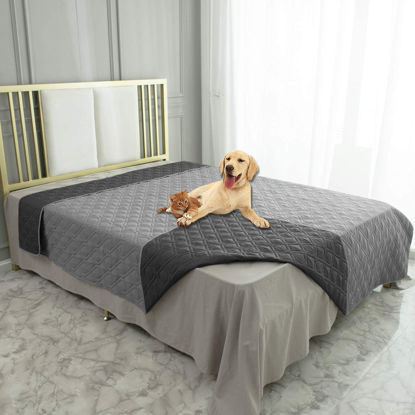 Picture of Ameritex Waterproof Dog Bed Cover Pet Blanket for Furniture Bed Couch Sofa Reversible