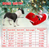 Picture of BWOGUE Santa Dog Costume Christmas Pet Clothes Santa Claus Riding Pet Cosplay Costumes Party Dressing up Dogs Cats Outfit for Small Medium Large Dogs Cats