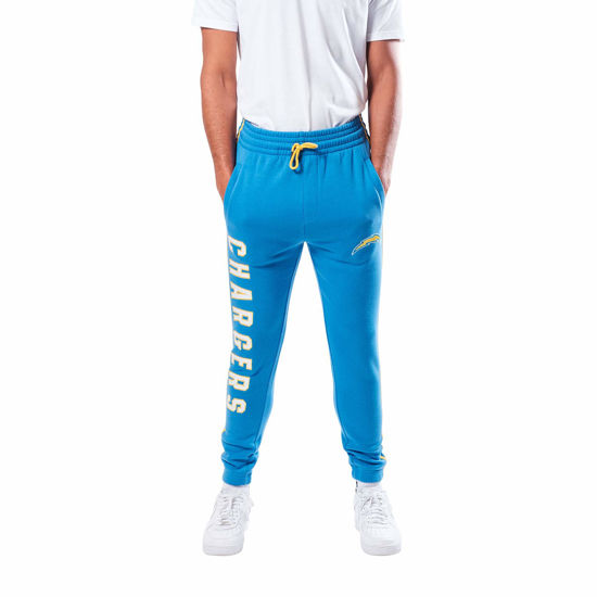 Picture of Ultra Game NFL Men's Super Soft Game Day Jogger Sweatpants, Los Angeles Chargers, Team Color, Medium