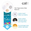 Picture of Catit Triple Action Replacement Original Water Fountain Filters, 12 Pack - Official Replacement Filters for Catit Cat Drinking Water Fountains