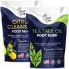 Picture of Tea Tree Oil & Citrus Detox Foot Soak with Epsom Salts - All Natural Salts for Post Workout Recovery - Softens Calluses, Soothes Sore & Tired Feet, Foot odor Scent, Spa Pedicure Made in USA(Pack of 2)