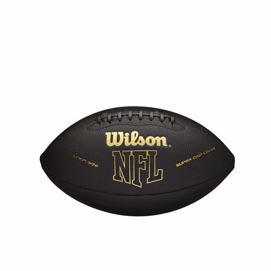 Picture of Wilson NFL Super Grip Composite Football - Junior Size, Black/Gold