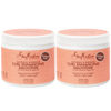 Picture of SheaMoisture Curly Hair Products, Coconut & Hibiscus Curl Enhancing Smoothie with Shea Butter, Sulfate Free, Paraben Free Hair Cream for Anti-Frizz, Moisture & Shine, (2 Pack - 16 Fl Oz Ea)