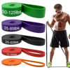 Picture of Resistance Bands, Pull Up Assist Bands - Workout Bands, Eexercise Bands, Long Resistance Bands Set for Working Out, Fitness, Training, Physical Therapy for Men Women - Multicolor