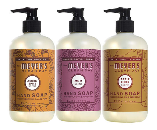 Picture of MRS. MEYER'S CLEAN DAY New Spring Scent Variety Pack (Apple Cider + Acorn Spice + Mum)