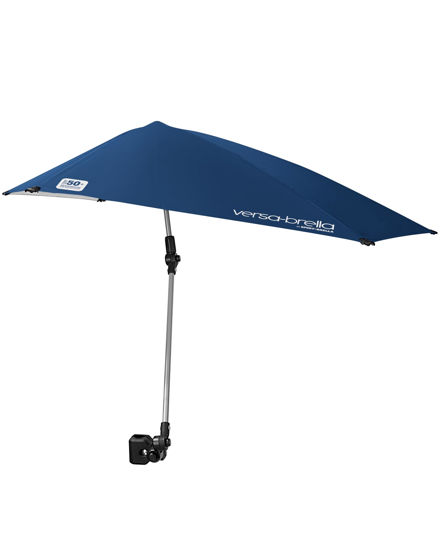 Picture of Versa-Brella UPF 50+ Personal Sun Shade - Portable Umbrella for Sports & Outdoors - Secure Clamp, 360-Degree Swivel Adjustable Position for Maximum Sun Protection - Compact with Carry Case