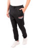 Picture of Ultra Game NFL Men's Active Super Soft Fleece Game Day Jogger Sweatpants, New England Patriots, Black, Small