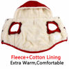 Picture of Vecomfy Fleece Lining Extra Warm Dog Hoodie in Winter for Large Dogs Jacket Pet Coats with Hooded,Red XXXL