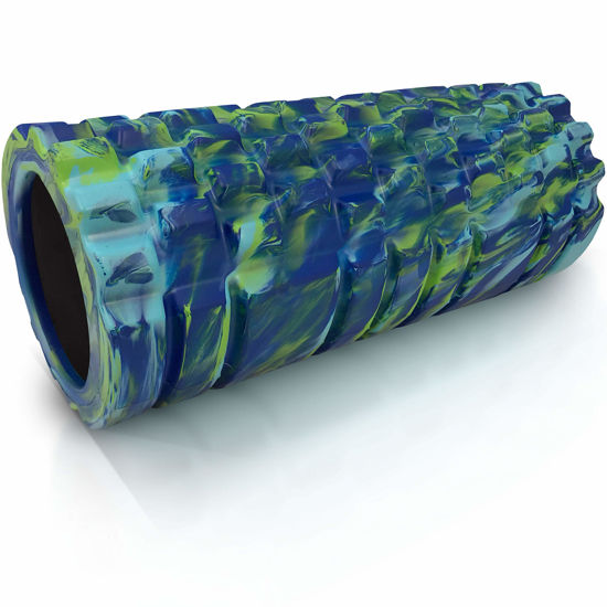 Picture of 321 STRONG Foam Roller - Medium Density Deep Tissue Massager - Muscle Massage + Myofascial Trigger Point Release - Includes 4K eBook - Alien