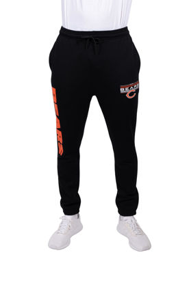 Picture of Ultra Game NFL Men's Active Super Soft Fleece Game Day Jogger Sweatpants, Chicago Bears, Black, X-Large