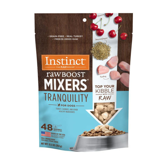 Picture of Instinct Raw Boost Mixers Freeze-Dried Dog Food Topper with Functional Ingredients - Tranquility, 12.5 oz. Bag