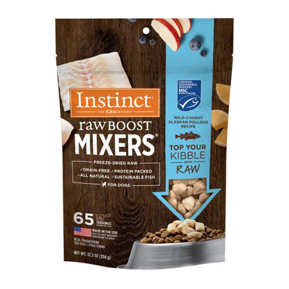 Picture of Instinct Raw Boost Mixers Freeze-Dried Dog Food Topper - Pollock, 12.5 Ounces