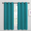 Picture of NICETOWN Room Darkening Curtains 68 inch Length 2 Panels, Thermal Insulated Grommet Blackout Curtains for Modern Casual Elegant Bedroom Kids Room Theme Decoration (Peacock Teal, 2 Pieces, W42)