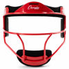 Picture of Champion Sports Steel Softball Face Mask - Classic Fielders Masks for Youth - Durable Head Guards - Premium Sports Accessories for Indoors and Outdoors - Red