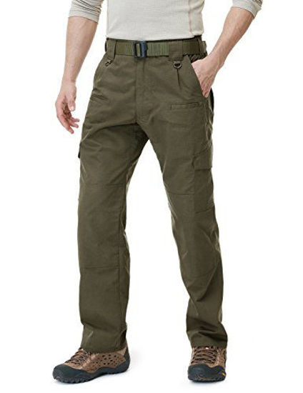 Picture of CQR Men's Tactical Pants Lightweight EDC Assault Cargo, Duratex(tlp104) - Tundra, 34W/36L