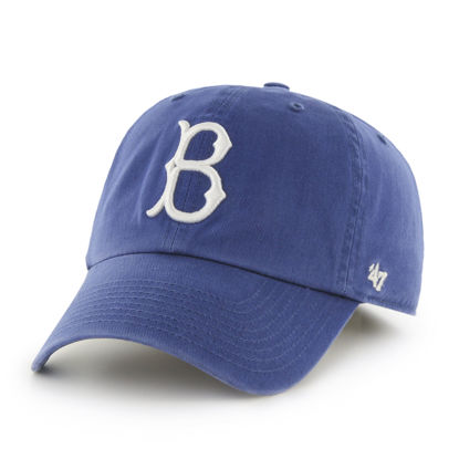 Picture of '47 Brooklyn Dodgers Brand MLB Cooperstown Clean Up Adjustable Hat - Royal Blue