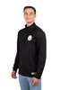 Picture of Ultra Game NFL Men's Super Soft Quarter Zip Long Sleeve T-Shirt, Pittsburgh Steelers, Team Color, Medium