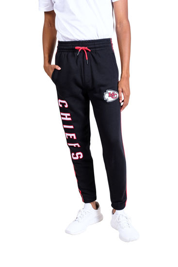 Picture of Ultra Game NFL Men's Super Soft Game Day Jogger Sweatpants, Kansas City Chiefs, Team Color, Medium