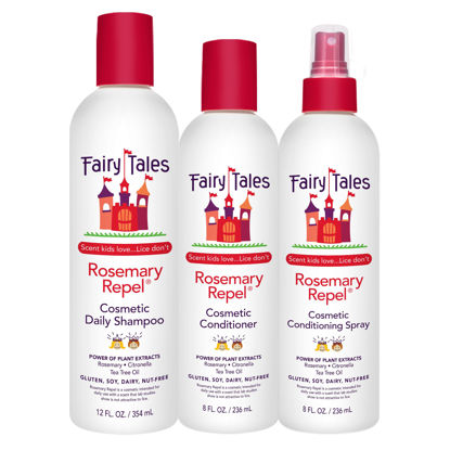 Picture of Fairy Tales Rosemary Repel Shampoo 12oz, Conditioner 8oz, & Conditioning Spray 8oz TRIO Set