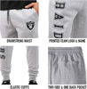 Picture of Ultra Game NFL Men's Super Soft Game Day Jogger Sweatpants, Washington Commanders, Team Color Stripe, Small