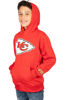 Picture of Ultra Game NFL Boys Extra Soft Fleece Pullover Hoodie Sweatshirt, Kansas City Chiefs, Team Color, 18-20