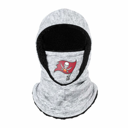 Picture of FOCO Tampa Bay Buccaneers NFL Heather Grey Big Logo Hooded Gaiter