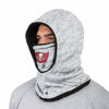 Picture of FOCO Tampa Bay Buccaneers NFL Heather Grey Big Logo Hooded Gaiter