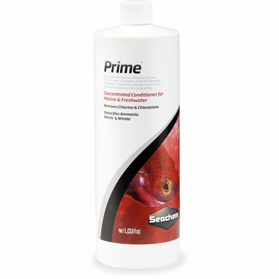 Picture of Seachem 437 Prime Fresh and Saltwater Conditioner - Chemical Remover and Detoxifier 1L