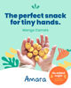 Picture of Amara Smoothie Melts - Mango Carrot - Baby Snacks Made With Fruits and Vegetables - Healthy Toddler Snacks For Your Kids Lunch Box - Organic Plant Based Yogurt Melts - 6 Resealable Bags