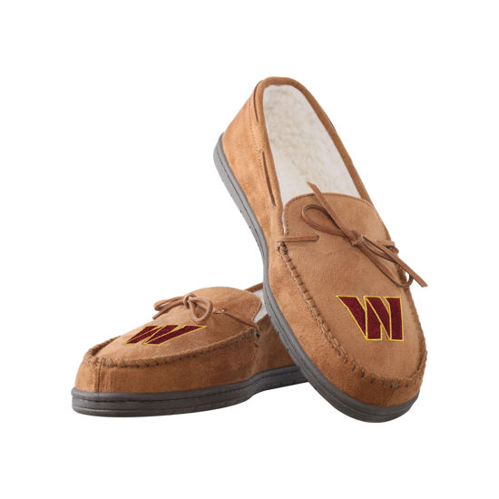 Picture of FOCO Washington Commanders NFL Mens Moccasin Slippers - M