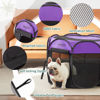 Picture of Love's cabin Pet Puppy Dog Playpen, Medium Dog Tent Crates Cage Indoor/Outdoor, Portable Playpen for Dog and Cat, Foldable Pop Up Dog Kennel Playpen with Carring Case, Removable Zipper Top, Purple