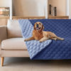 Picture of gogobunny 100% Double Sided Waterproof Dog Blanket Soft Pet Bed Cover Reversible Protect Furniture Couch Sofa Car for Puppy Large Dog Cat (Dark Navy/Light Navy, 68x82 Inch (Pack of 1))