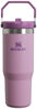 Picture of Stanley IceFlow Stainless Steel Tumbler - Vacuum Insulated Water Bottle for Home, Office or Car Reusable Cup with Straw Leak Resistant Flip Cold for 12 Hours or Iced for 2 Days, Lilac, 30 OZ / 0.89 L