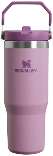 Picture of Stanley IceFlow Stainless Steel Tumbler - Vacuum Insulated Water Bottle for Home, Office or Car Reusable Cup with Straw Leak Resistant Flip Cold for 12 Hours or Iced for 2 Days, Lilac, 30 OZ / 0.89 L