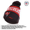 Picture of Ultra Game NFL Mens Womens Super Soft Winter Beanie Knit Hat With Extra Warm Touch Screen Gloves, Tampa Bay Buccaneers