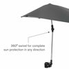 Picture of Sport-Brella Versa-Brella SPF 50+ Adjustable Umbrella with Universal Clamp, Regular, Gray