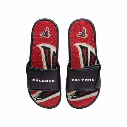 Picture of FOCO Atlanta Falcons NFL Mens Wordmark Gel Slides - S