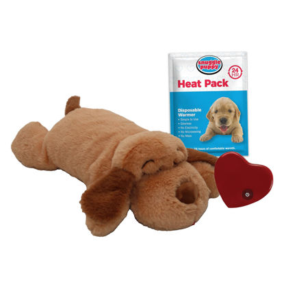 Picture of SmartPetLove Limited Edition - Original Snuggle Puppy Heartbeat Stuffed Toy for Dogs. Pet Anxiety Relief and Calming Aid, Comfort Toy for Behavioral Training in Sleeping Biscuit