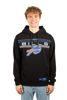 Picture of Ultra Game NFL Men's Super Soft Supreme Pullover Hoodie Sweatshirt, Buffalo Bills, Black, Small