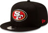 Picture of New Era NFL 9FIFTY Adjustable Snapback mens Hat Cap One Size Fits All (San Francisco 49ers Black)