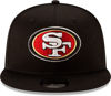 Picture of New Era NFL 9FIFTY Adjustable Snapback mens Hat Cap One Size Fits All (San Francisco 49ers Black)