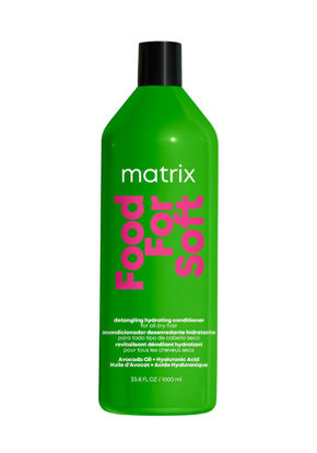 Picture of Matrix Food For Soft Conditioner | Hydrates & Detangles Dry, Brittle Hair | Moisturizes, Softens & Smooths | With Avocado Oil & Hyaluronic Acid | Suitable for Color Treated Hair | 33.8 Fl. Oz. | Vegan