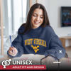 Picture of Campus Colors Adult Arch & Logo Soft Style Gameday Crewneck Sweatshirt (West Virginia Mountaineers - Blue, X-Large)