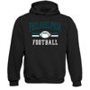 Picture of Philadelphia Retro Football Fans Vintage Men's Hoodie Sweatshirt (Black Hoodie, M)