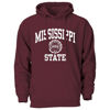 Picture of Barnesmith Mississippi State University MSU Bulldogs Hooded Sweatshirt, Heritage, Maroon, Medium