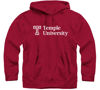 Picture of Barnesmith Temple University Owls Hooded Sweatshirt, Heritage, Red, Small