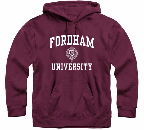 Picture of Barnesmith Fordham University Rams Hooded Sweatshirt, Heritage, Maroon, Medium