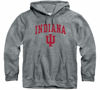 Picture of Barnesmith IU Indiana University Hoosiers Hooded Sweatshirt, Heritage, Charcoal Grey, Medium